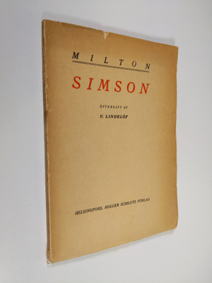 John Milton : Simson : drama