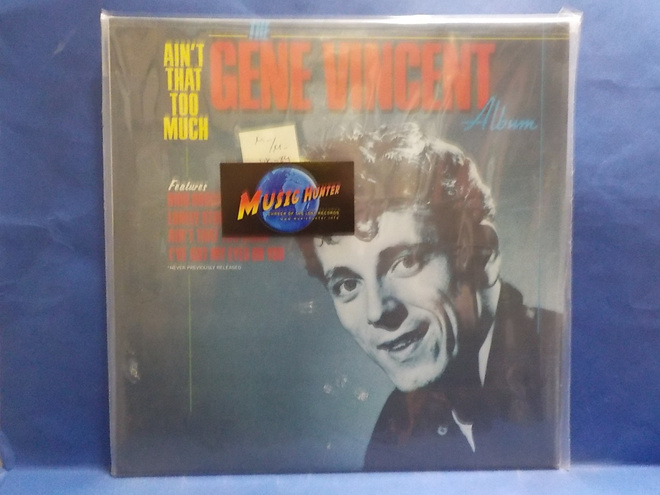 GENE VINCENT - AINT THAT TOO MUCH M-/M- UK -84 REISSUE LP