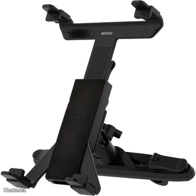 Deltaco ARM225 Auton Niskatukiteline Tabletille, musta UUSI