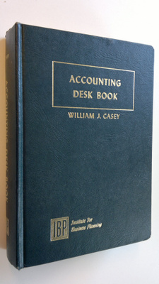 William J. Casey : Accounting desk book
