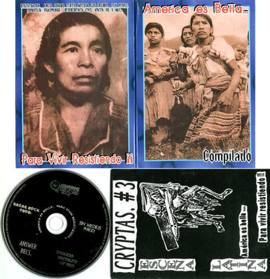 AMERICA ES BELLA... kokoelma CD + zine (Meksiko HC punk)