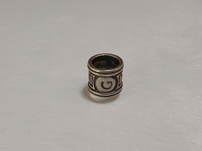 Kalevala Koru, My SAAGA -kirjainhela G,  Hopea 925 kk
