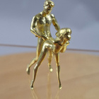 Erotic sculpture, metal figurine - pikkukuva 1