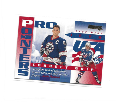 KEITH TKACHUK CORRECT GRIP # 7 of 20 DONRUSS 1995-96