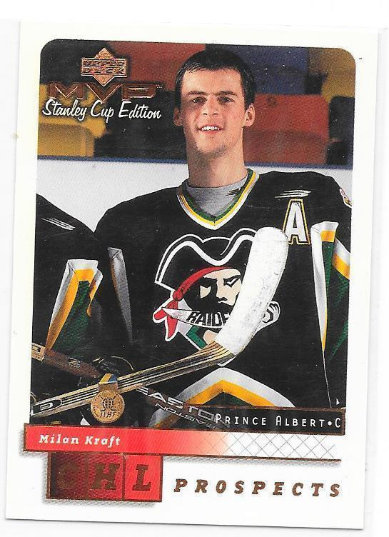 1999-00 UD MVP SC Edt. #197 Milan Kraft Prince Albert RC