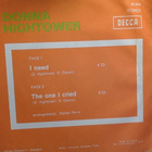DONNA HIGHTOWER :: I NEED /THE ONE I CRIED : VINYYLI 7" 1974 - pikkukuva 2