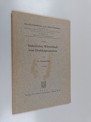 Nicolaus Fries : Hebräisches Wörterbuch zu Dodekapropheton