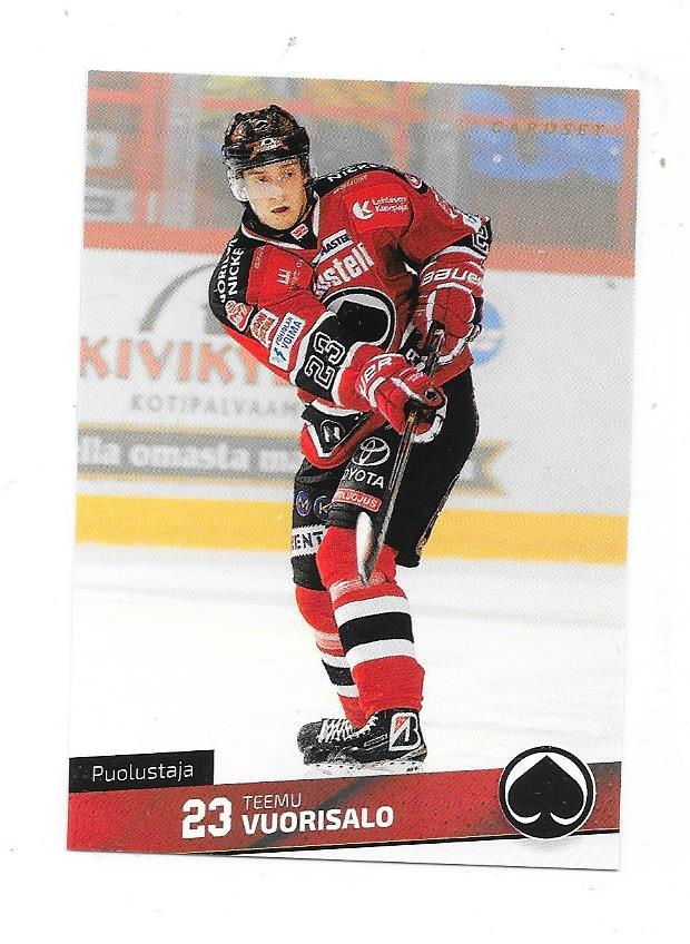 2016-17 Cardset #173 Teemu Vuorisalo Ässät
