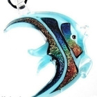 1128 .. Murano Lampwork Art Glass Taidelasi .. Kaulakoru - pikkukuva 1