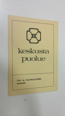 Keskustapuolue : Työ- ja tulopoliittinen ohjelma