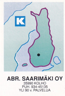 Kolho,  Abr. Saarimäki Oy   s10/2