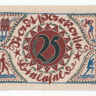 Saksa Notgeld 25 Mark Bielefeld 1921, kangas seteli - pikkukuva 1