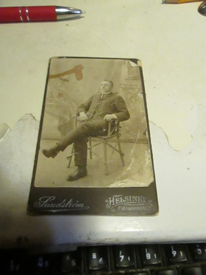 VANHA CDV Valokuva