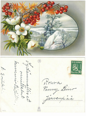 Vanha kortti, KUVATAIDE 118/10, E. Kojine/E. Kojine