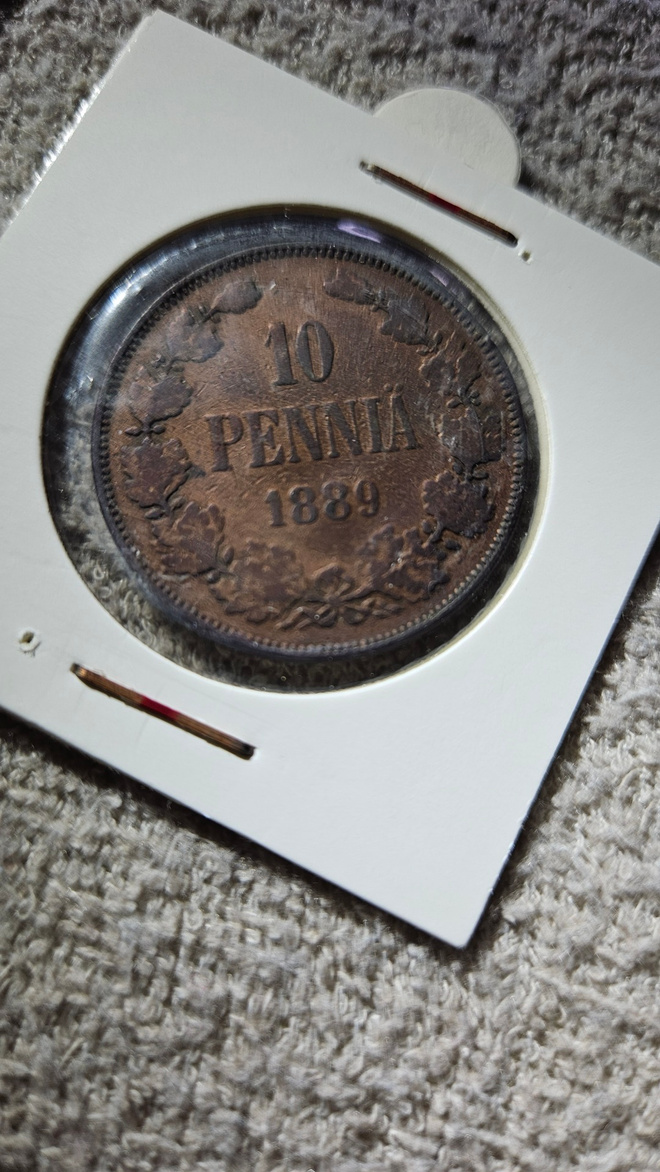 10 penniä 1889