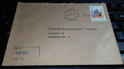 Vaasa pp Köklot Kaukaluoto kuorella 26/6