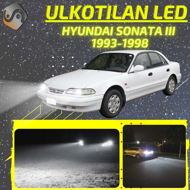 SONATA III 1993-1998 Ulkoiset LED -valot