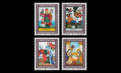 Liechtenstein 616-9 ** Joulu (1974)
