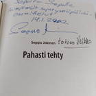 Seppo Jokinen : Pahasti tehty (signeerattu, tekijän omiste) - pikkukuva 3