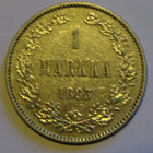 1893 1 markka kl8 - pikkukuva 1