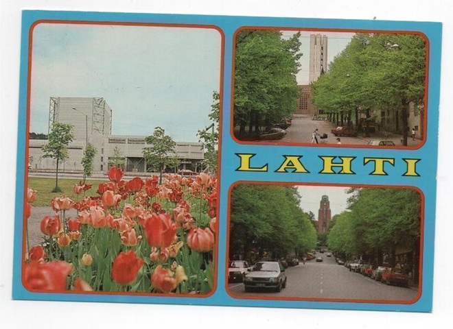 Lahti: Kirjasto, kirkko ja kaupungintalo