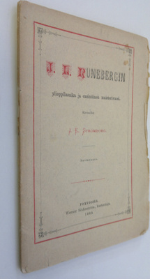 J. E. Strömborg : J. L. Runebergin ylioppilasaika ja ensi...