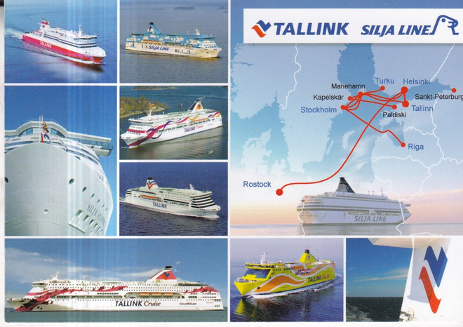 Silja Line, Tallink. sommitelma, magneettikortti ,   e227