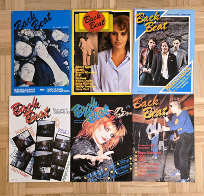 BACK BEAT - kaikki ilmestyneet numerot (1980-1983)