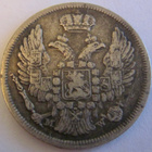 Venäjä Puola 15 kop 1 zloty 1936 Hopeaa Russia Poland - pikkukuva 2