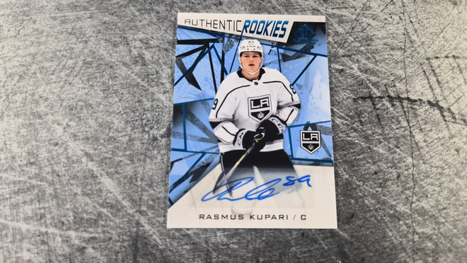 Rasmus Kupari 2021-22 SP Game Used Authentic Rookies Auto