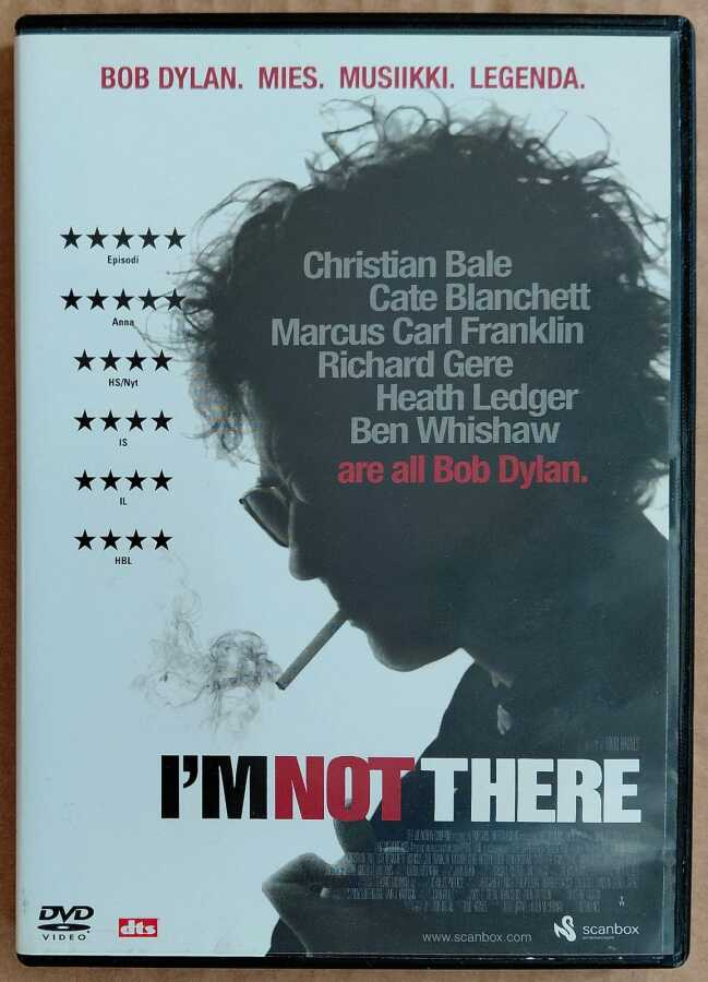 I’M NOT THERE – Suomi-DVD 2007 - Todd Haynes / Bob Dylan