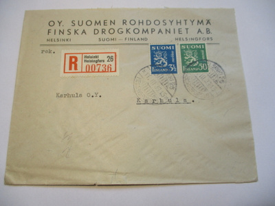 1939 Hki Suomen Rohdosyhtymä R kuori