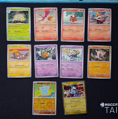 Pokemon kortit 10kpl (#145 Surging Sparks)