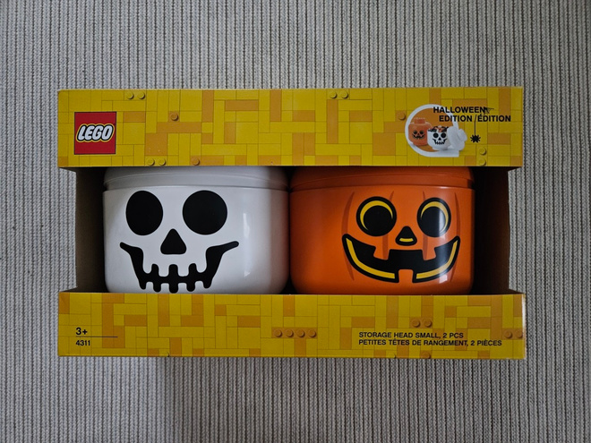Lego Halloween Storage Head 2 pcs (4311) (uusi)