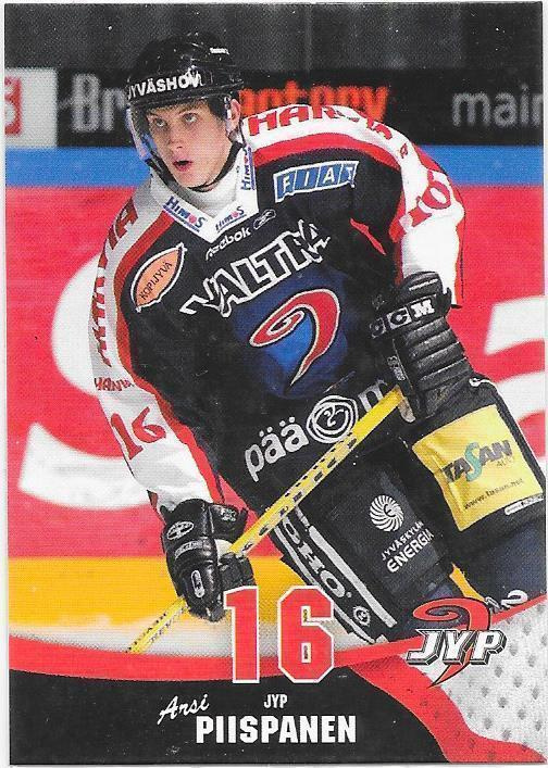 2004-05 CardSet #85 Arsi Piispanen JYP