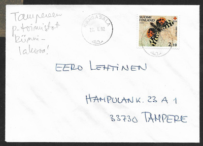 Pun.risti 1992 FDC (LAPE 1168)