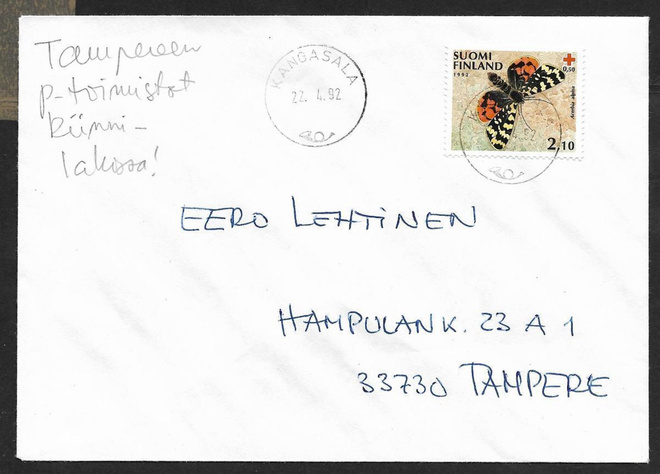 Pun.risti 1992 FDC (LAPE 1168)