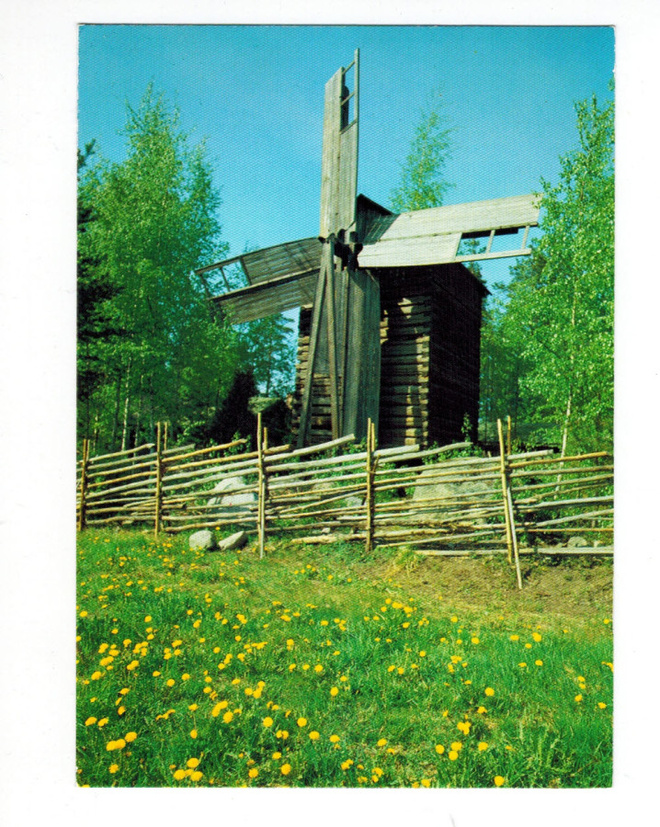 LEMI - Kotiseutumuseon Harakkamylly postikortti