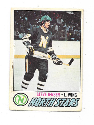 1977-78 OPC #238 Steve Jensen , Minnesota North Stars