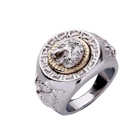 66 .. 18K GP Yellow Gold Plated Upea Tyylikäs .. Sormus - pikkukuva 1
