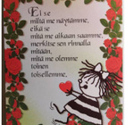 kortti ** Ansio Marleena Oivallus - erilaisia tekstikortteja - pikkukuva 1