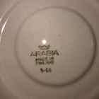 Vintage Arabia Aurora Kaj Franck 4 kuppia 4 asetinta - pikkukuva 4
