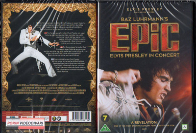 (UUTUUS) epic elvis presley in concert (59 478) UUSI -FI- DV