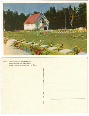 Vanha kortti, Oulu, Sankarihaudat ja hautauskappeli