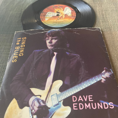 DAVE EDMUNDS: Singing The Blues * Boys Talk * UK 1980