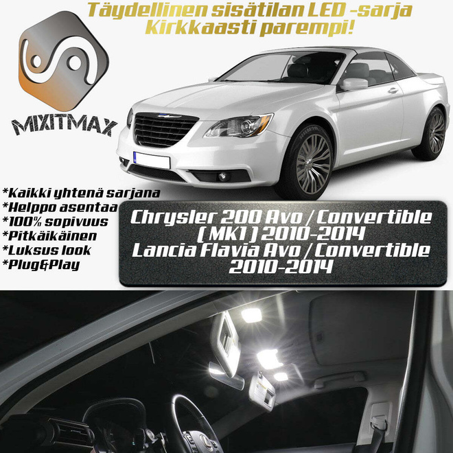 Chrysler 200 Avo (MK1) Sisätilan LED-sarja 4-osa