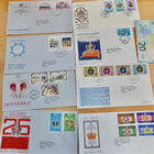 8 Ensipäiväkuorta FDC Kuningatar Elisabet II Häät 1952-1977 - pikkukuva 1