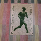 Postikortti Paavo Nurmi patsas .Marathon .Turku Finland. - pikkukuva 1