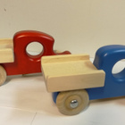 Puinen lava-auto (sininen) - pikkukuva 1
