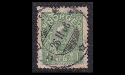 Norja 67 o Kuningas Haakon VII 1 Kr 26.11.08 (1907)